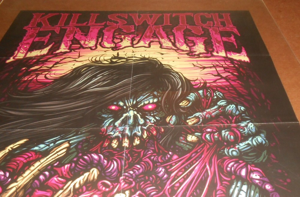 Killswitch Engage 2-Sided Original Poster 30x22 RARE