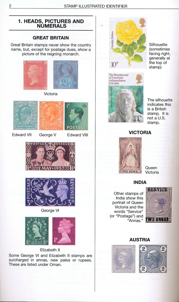 Scott Catalog Stamp Illustrated Identifier 2022 - Reference Booklet - 1st Ed