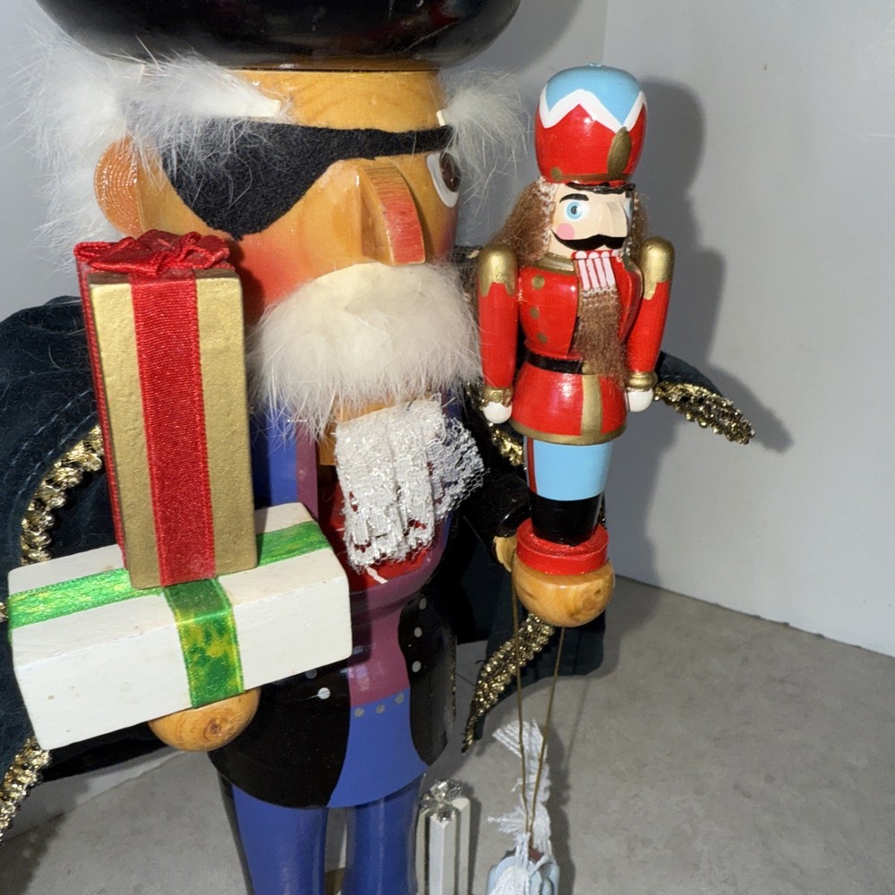 16" Nutcracker Kurt Adler Herr Drosselmeier Drosselmeyer Steinbach German Patch