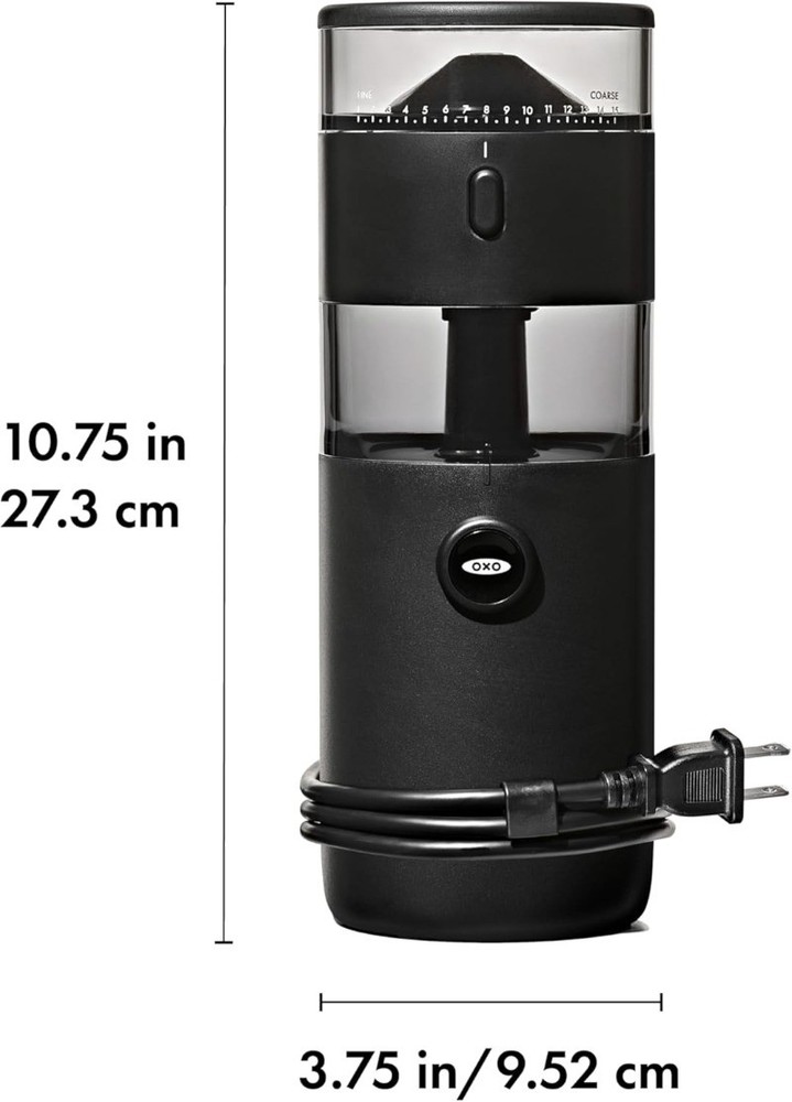 OXO Brew Compact Conical Burr Coffee Grinder