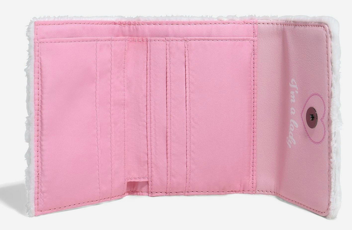 Disney The Aristocats Marie "I'm A Lady" Fuzzy Plush Flap Wallet Loungefly🎀🆕️