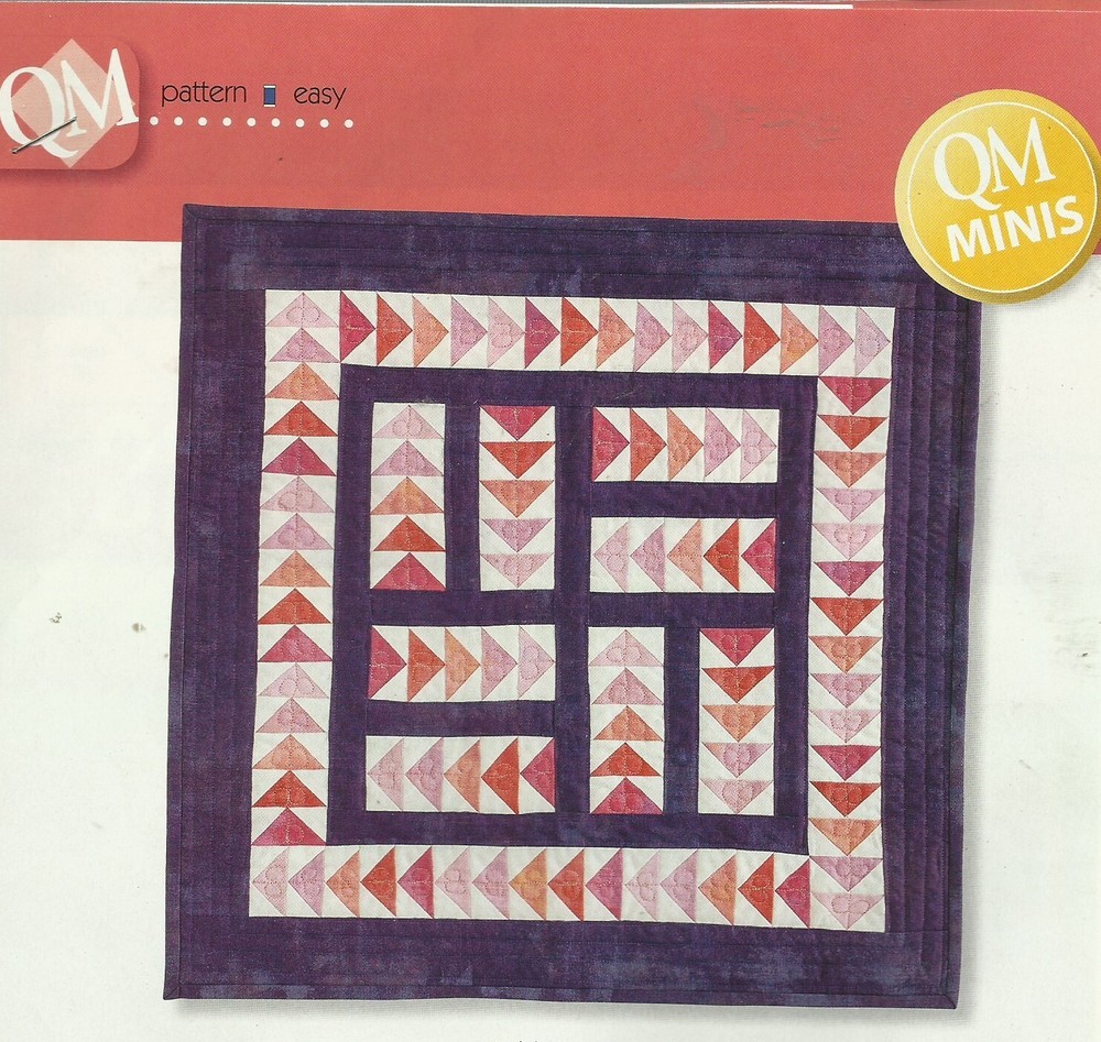 B0101  BLUSHING GEESE WALLHANGING QUILT PATTERN/INSTRUCTIONS