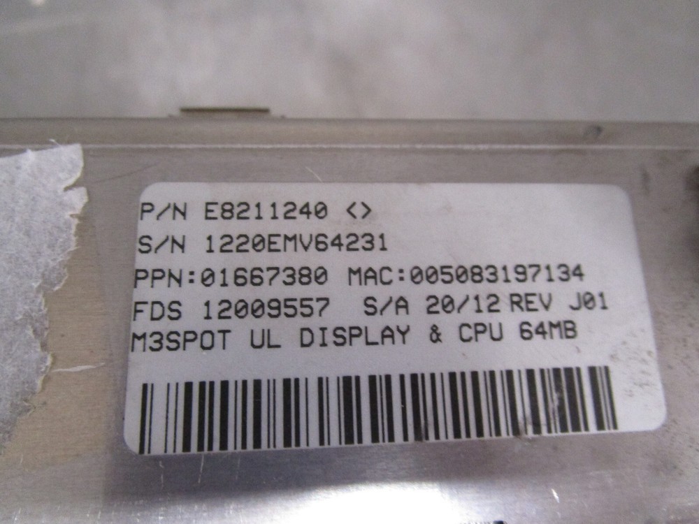 GILBARCO E8211240 M08001 VEEDER-ROOT SPOT DISPLAY UNIT