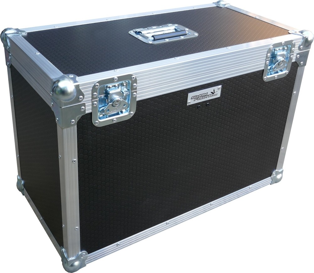 KAM Stratosphere Lighting Swan Flight Case Holds 2 (Hex)