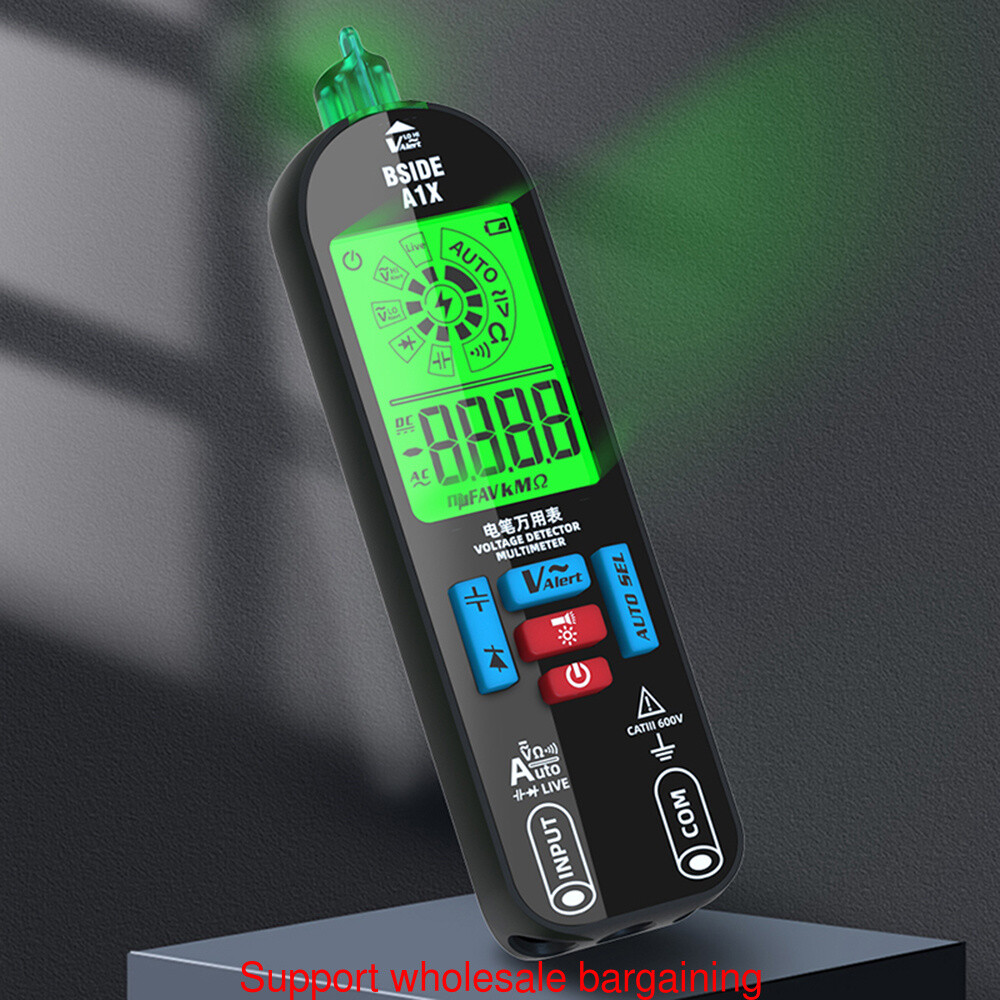 A1X Mini Multimeter Digital DC/AC Voltage Resistance Tester Voltage Detector US