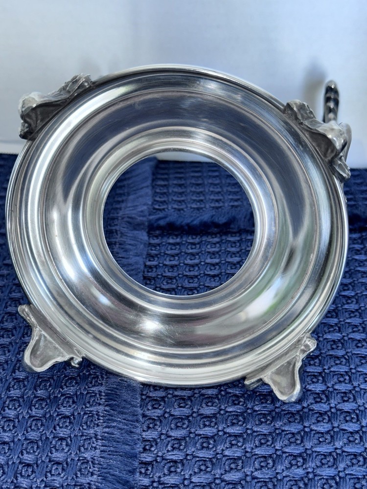 Sheridan Silverplate Tilting Teapot Samovar Stand with Burner Coffee Server