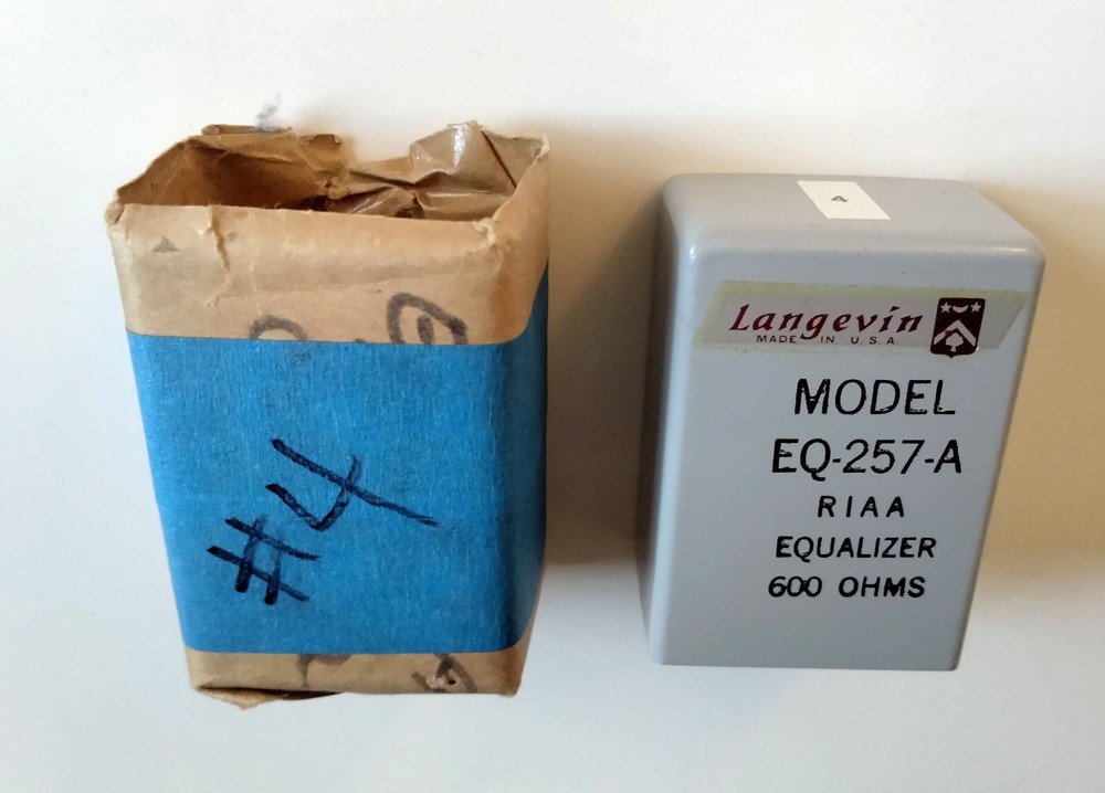 Langevin RIAA EQ Modules, Model EQ-257-A, one pair