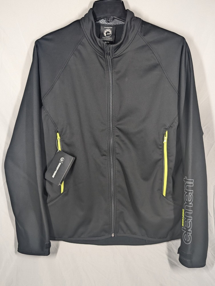 NWT Sea-Doo BRP Element Riding Jacket Black Size Small