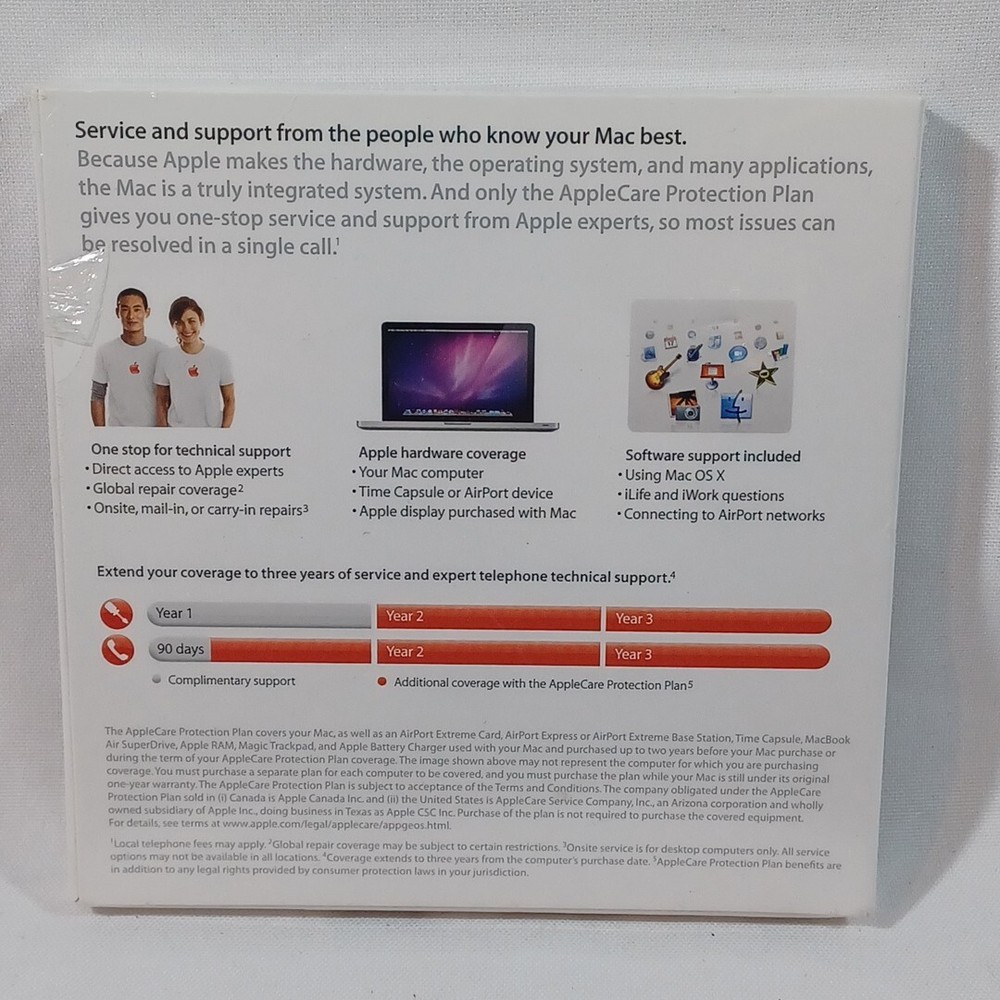 AppleCare Protection Plan for iPad Mac New (Sealed)
