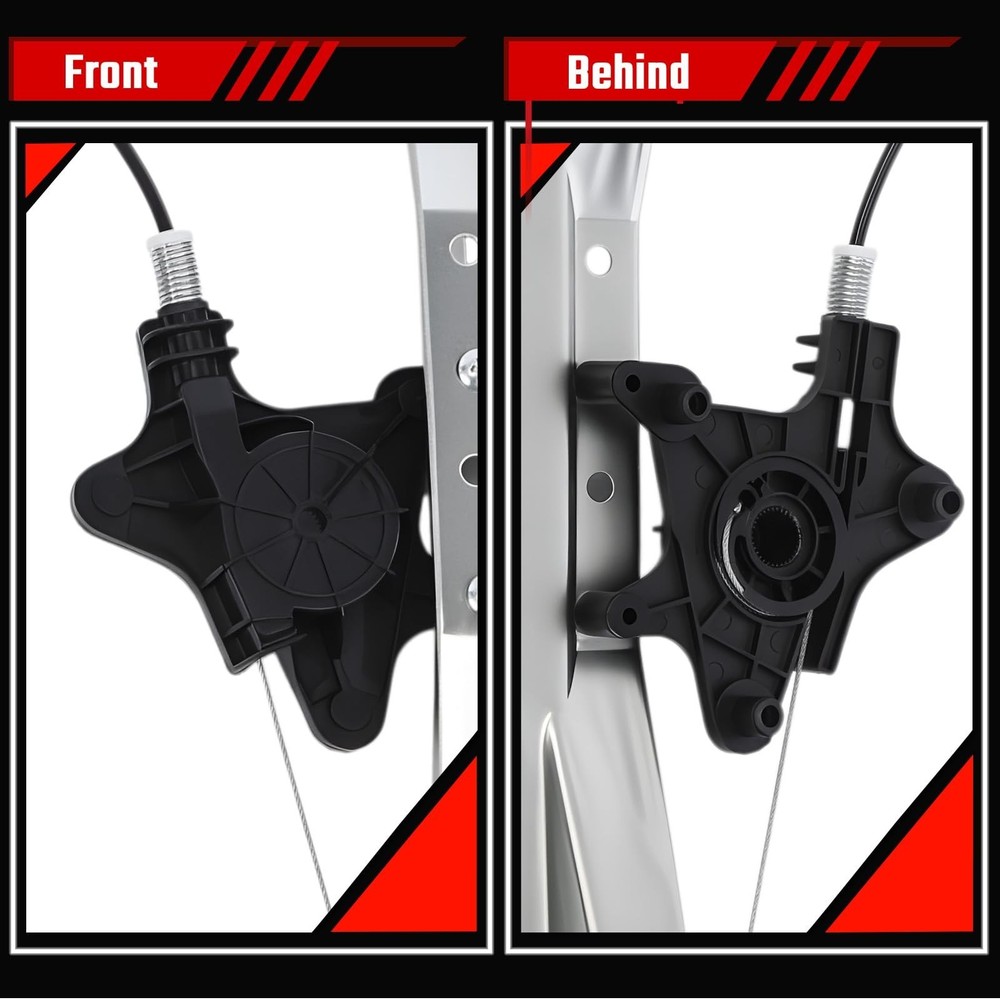749-508 Front Driver Side Power Window Regulator Without Motor Replacement Fi...