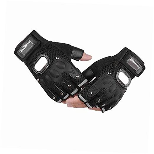 Half Finger Driving Gloves, Comfortable Breathable Grip for Steering,