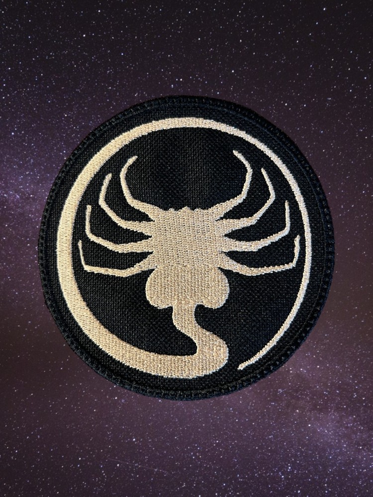 Face Hugger Alien Embroidery Patch 4.04" X 4.04"