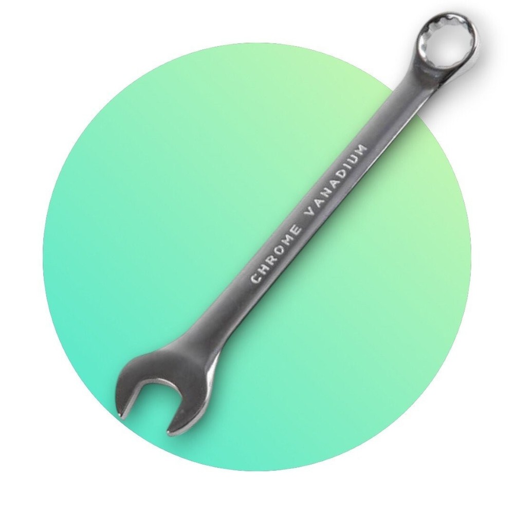 Silverline 24 mm Polished Combination Spanner 24mm