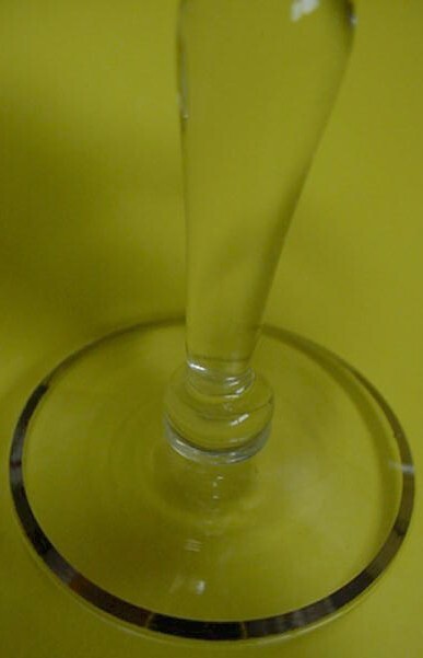 Silver Platinum Cordial Glass set