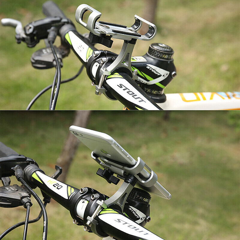 360° Aluminum Motorcycle Bike Bicycle GPS Cell Phone Holder Handlebar Mount LOT
