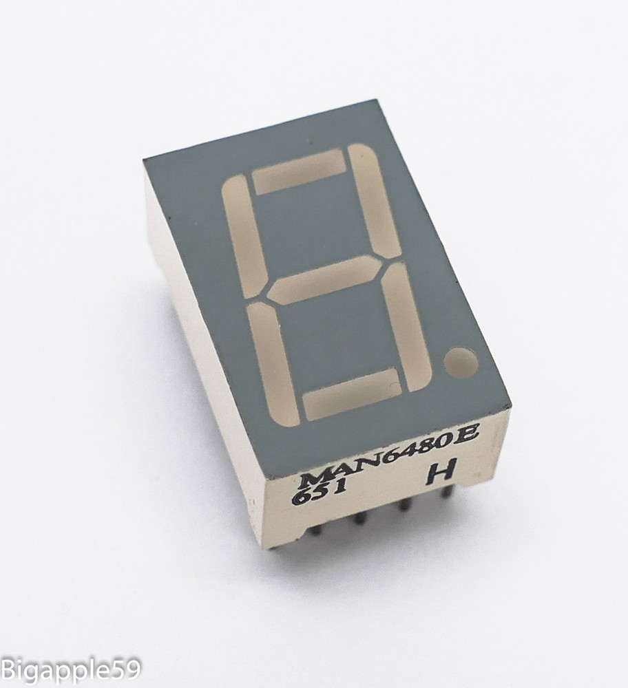 Watkins Johnson WJ-8711A / HF-1000 Display 7 Segment LED Module MAN6480E **NOS**