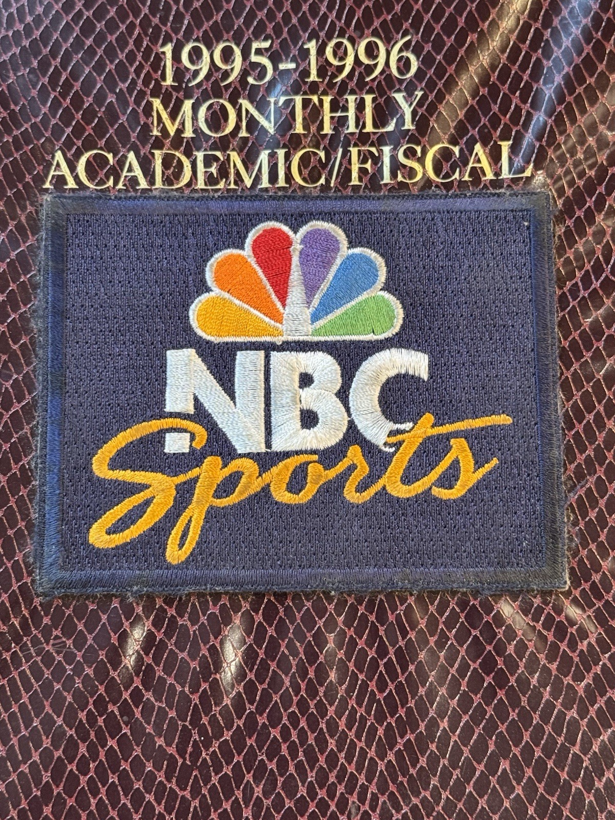 Bill Walton Personally Owned & Signed 1995-1996 NBA Sports Monthly Planner NBC