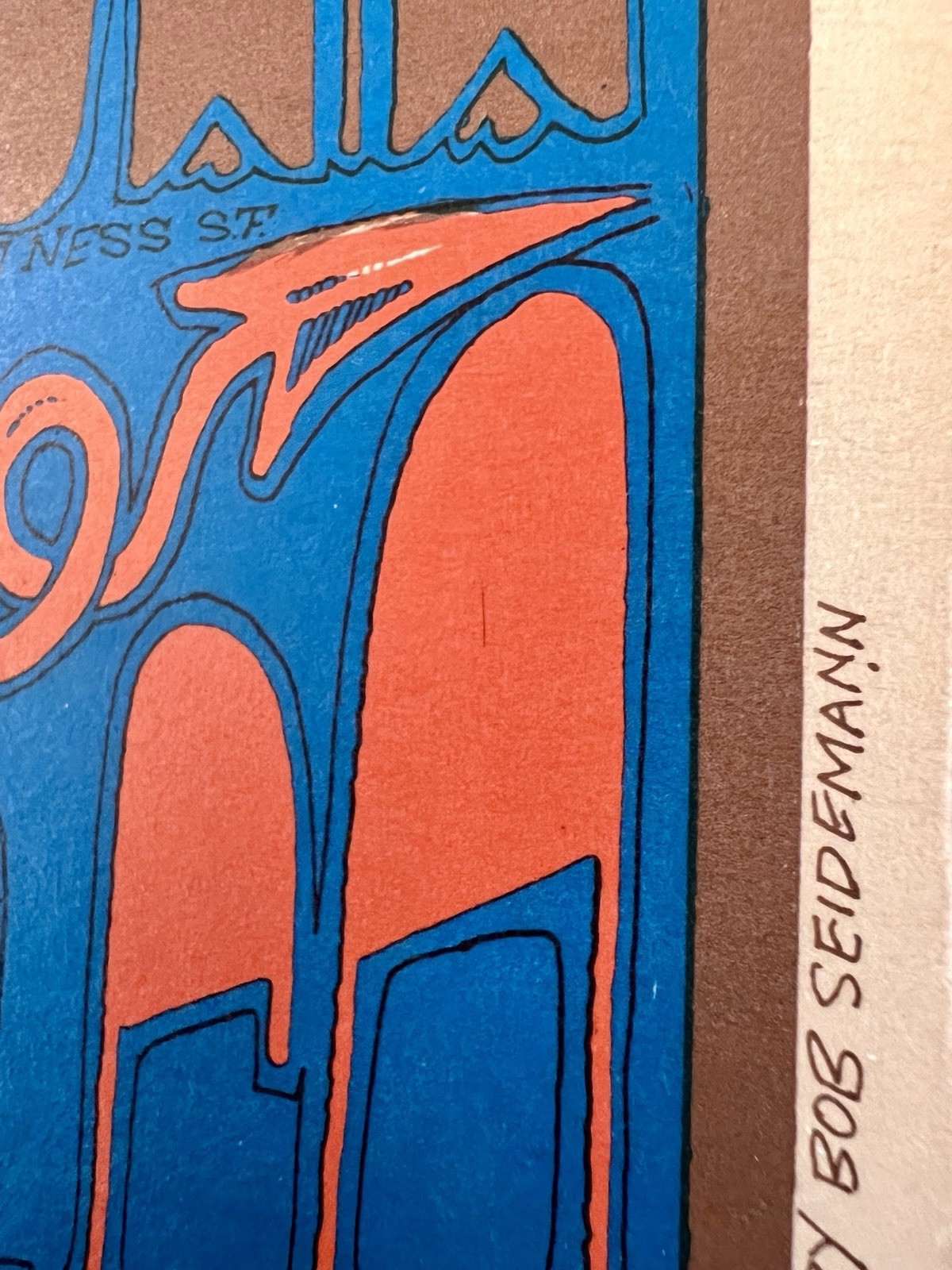 Original JANIS JOPLIN Big Brother & The Holding Co 1st PRINT Concert Poster 1967