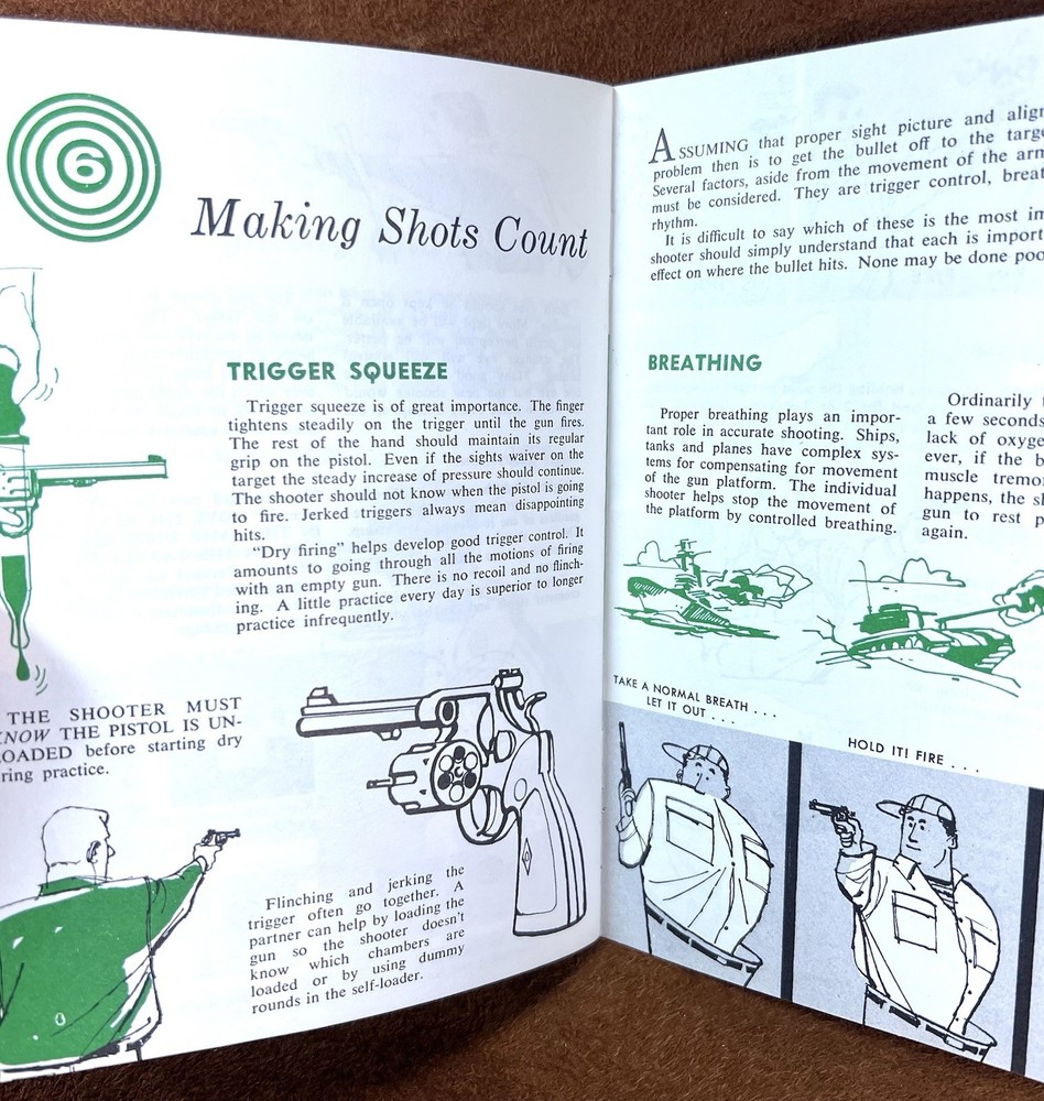 One Vintage 1959 NRA Basic Pistol Marksmanship Booklet!