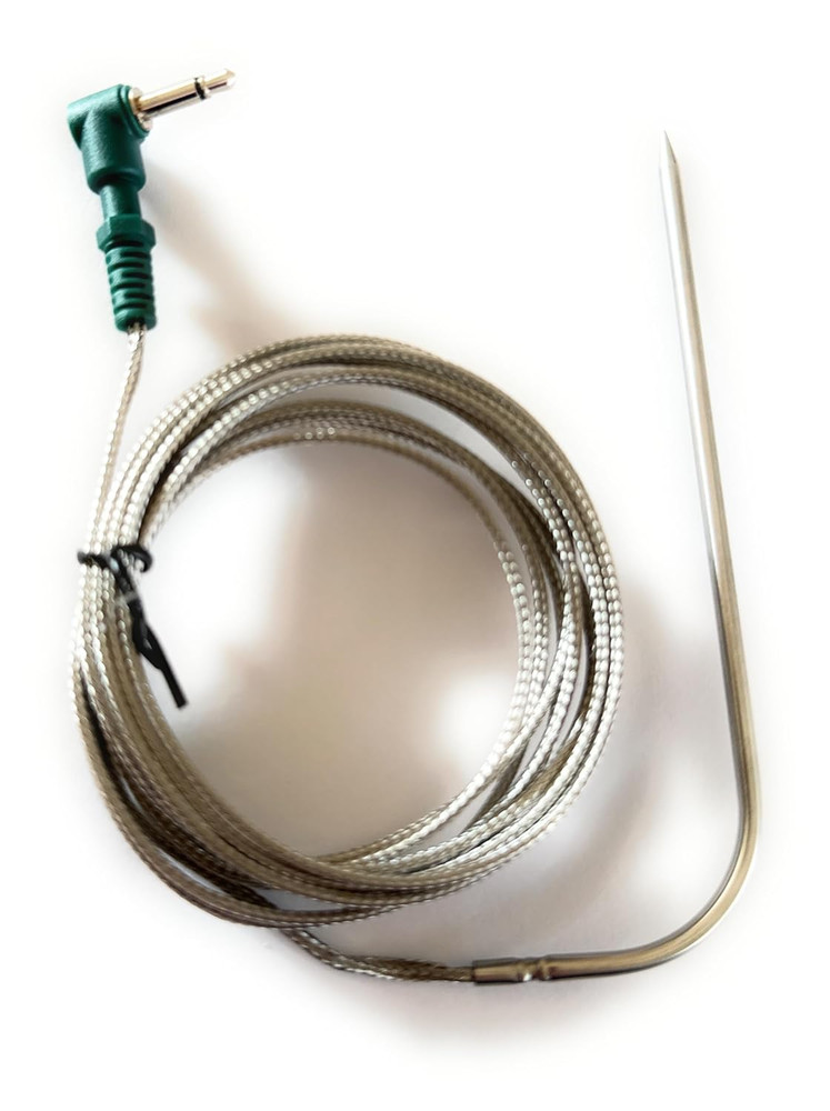 Replacement Probe for Flame Boss High-Temperature Meat Probe with 90° Plug (Gree