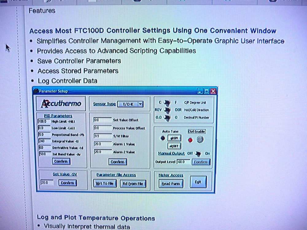 ThermoElectric Cooler Controller Wells CTI EM Series Temperature Controller