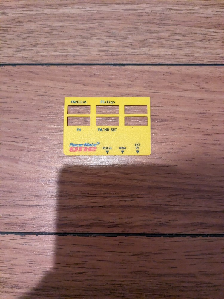 Racermate Computrainer Head Unit Face Plate