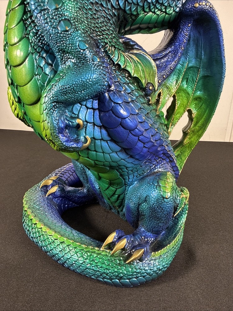Windstone Editions Emperor Dragon Emerald Peacock
