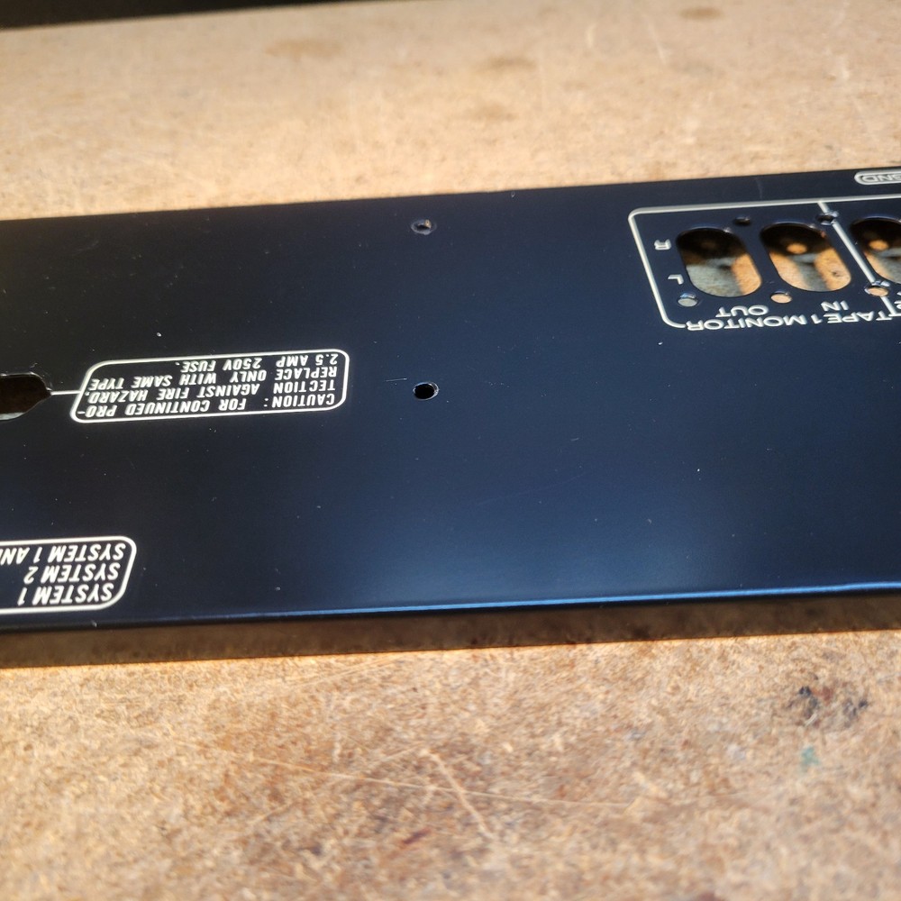Marantz SR-2000 Back Plate