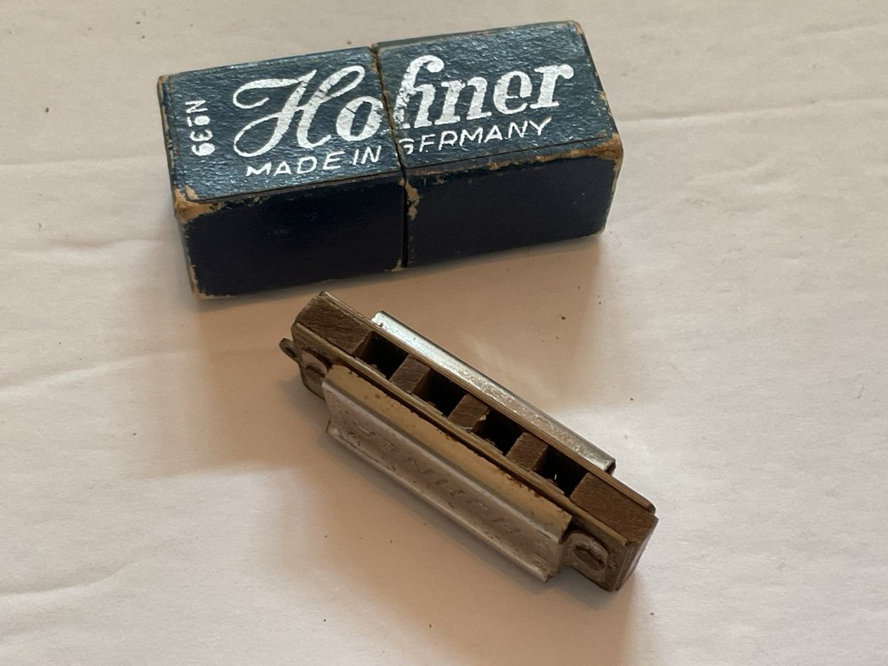 Hohner #39 Mini Harmonica Vintage Germany 1 1/2”