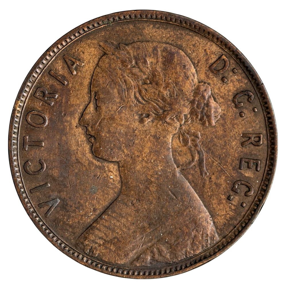 Canada. Newfoundland 1872-H Bronze Large Cent, EF KM-1