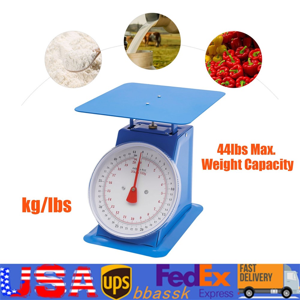 Heavy Duty Industrial Dial Scale Mechanical Dial Scale Max.20kg Portion-Control