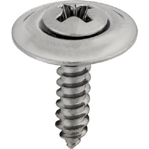 #6 X 5/8" Phillips Oval Head Sems Countersunk Washer Chrome