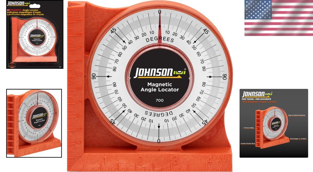 Level & Tool 700 Magnetic Angle Locator in Orange