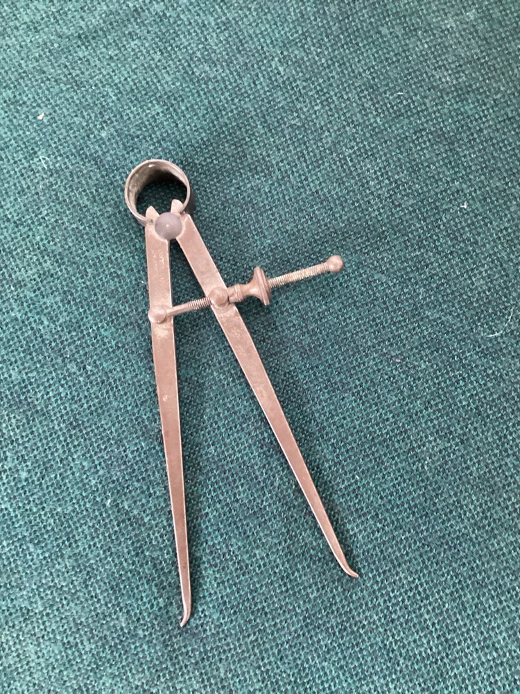 VINTAGE MOORE & WRIGHT made in SHEFFIELD compass technical drawing instrument