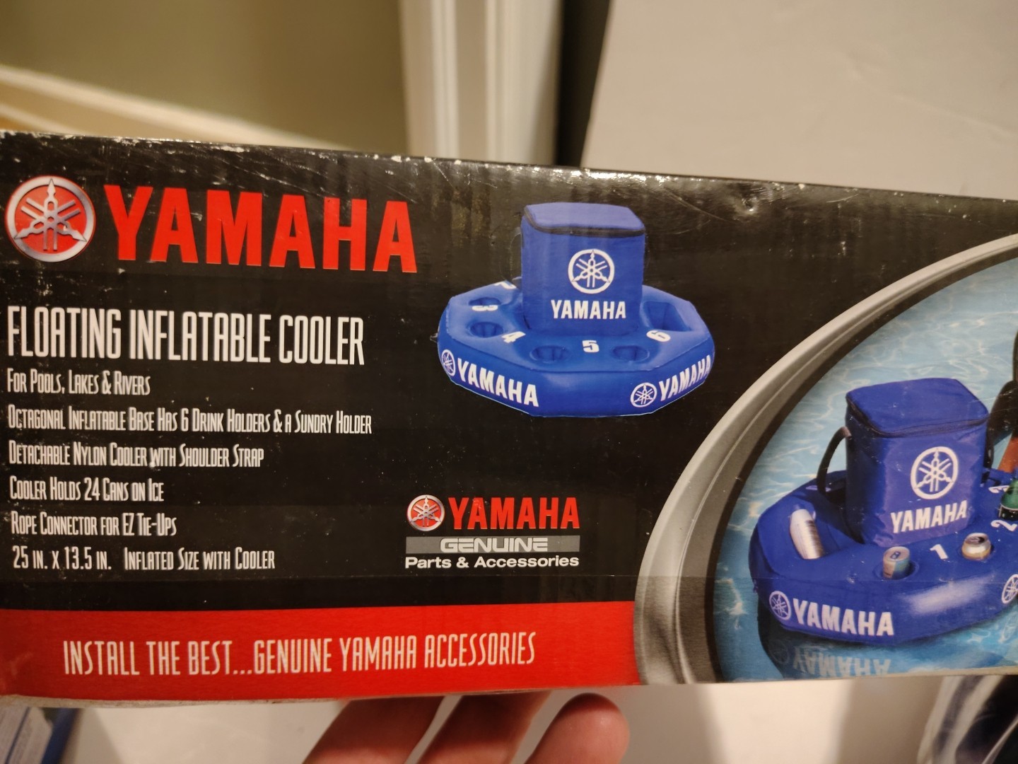 Yamaha Floating Inflatable Cooler PWC Waverunner Watercraft MAR-FLTCL-ER-06 New