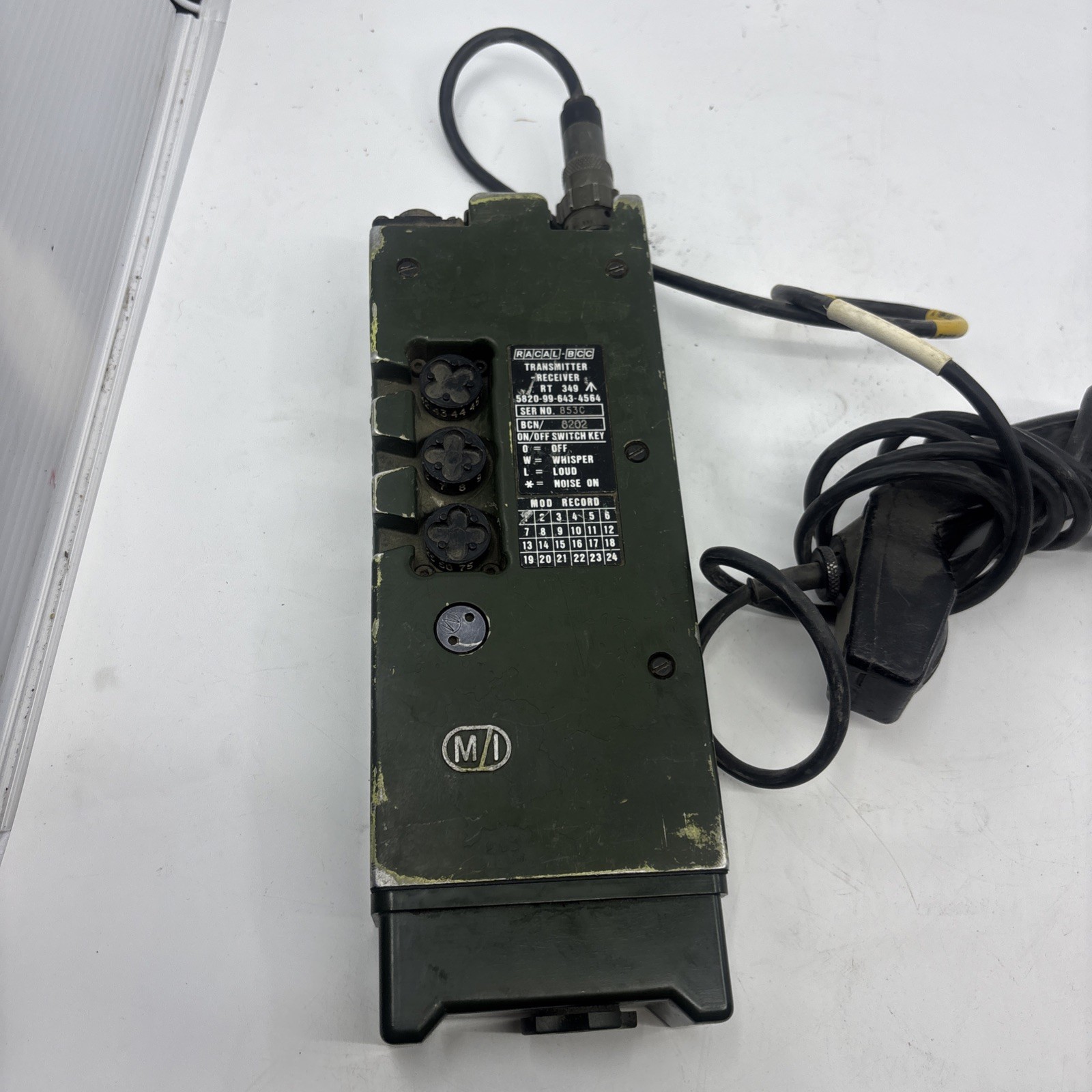 CLANSMAN RT349 PRC-349 RACAL Military Tactical Radio FM British Amry Receiver UK