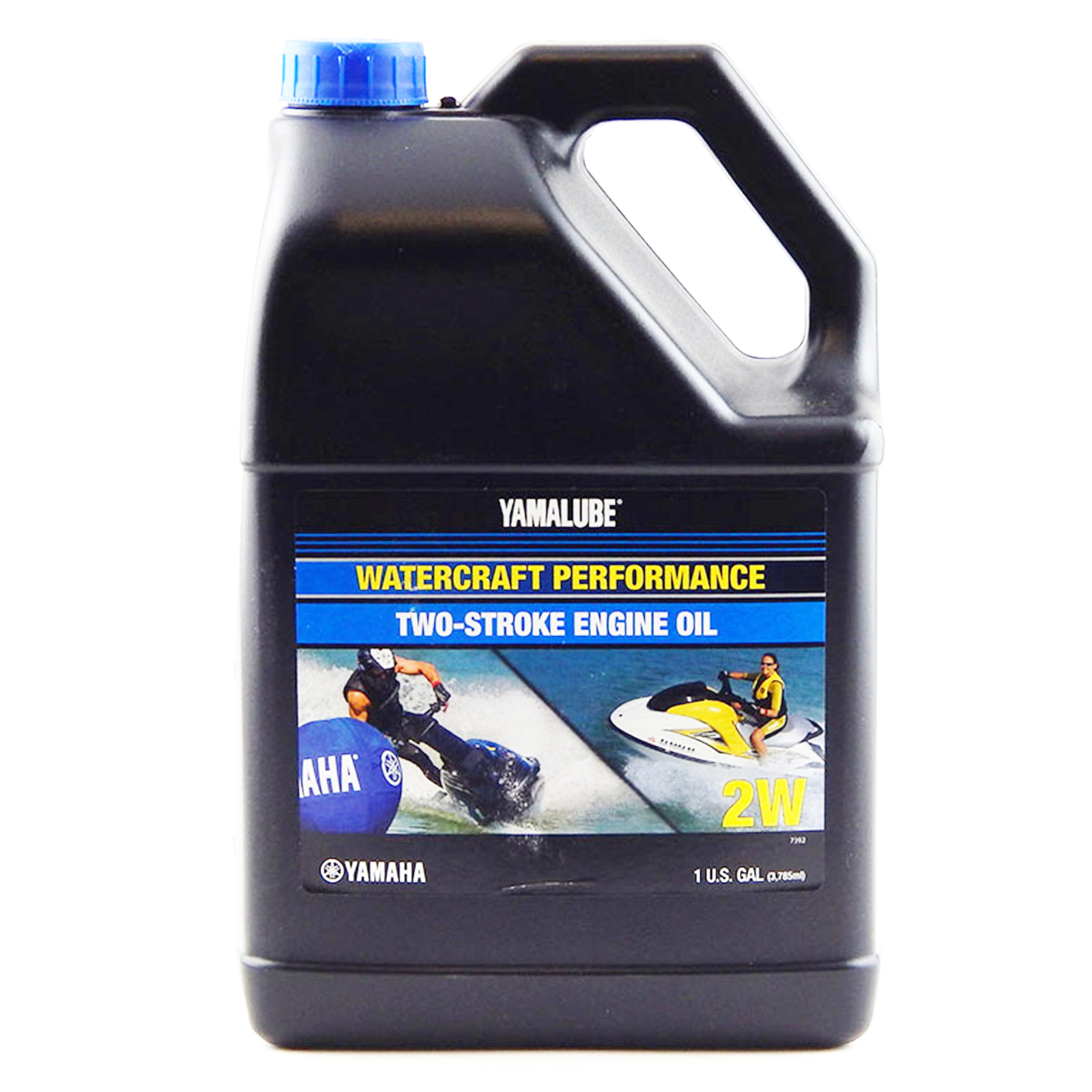 Yamaha New OEM Yamalube 2W 2-Stroke PWC Waverunner Oil Gallon, LUB-2STRK-W1-04