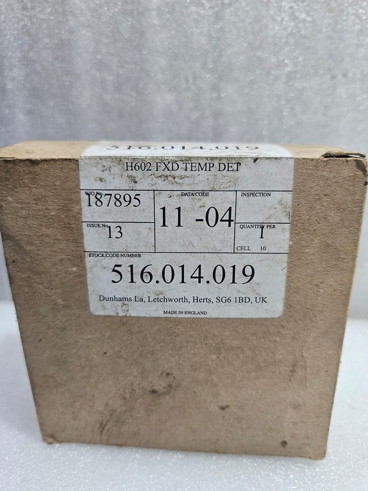 TYCO H602 FXD TEMP DETECTOR 516.014.019
