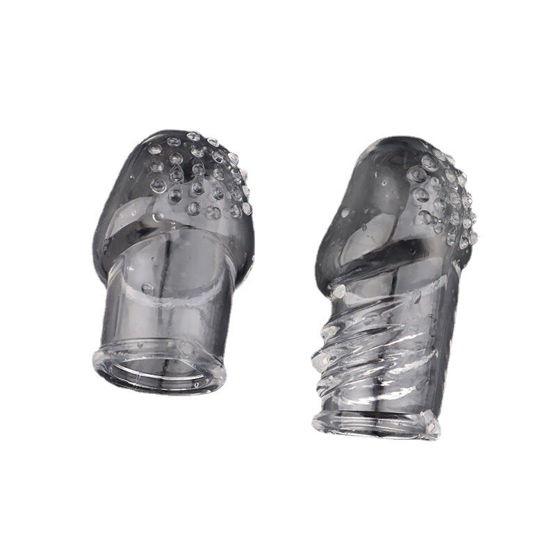 Reusable Delayed Ejaculation Bigger Glans Penis Enlarger Sleeve Extender for Men