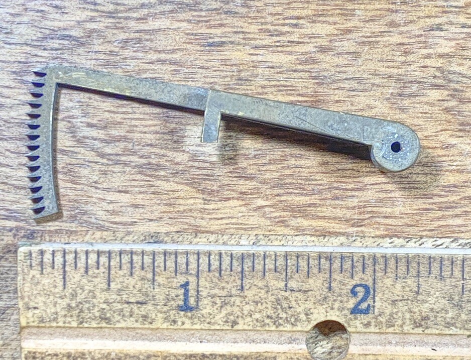 Japy Freres Clock Movement Rack (See Pics To ID Mvmt)   (KD489)