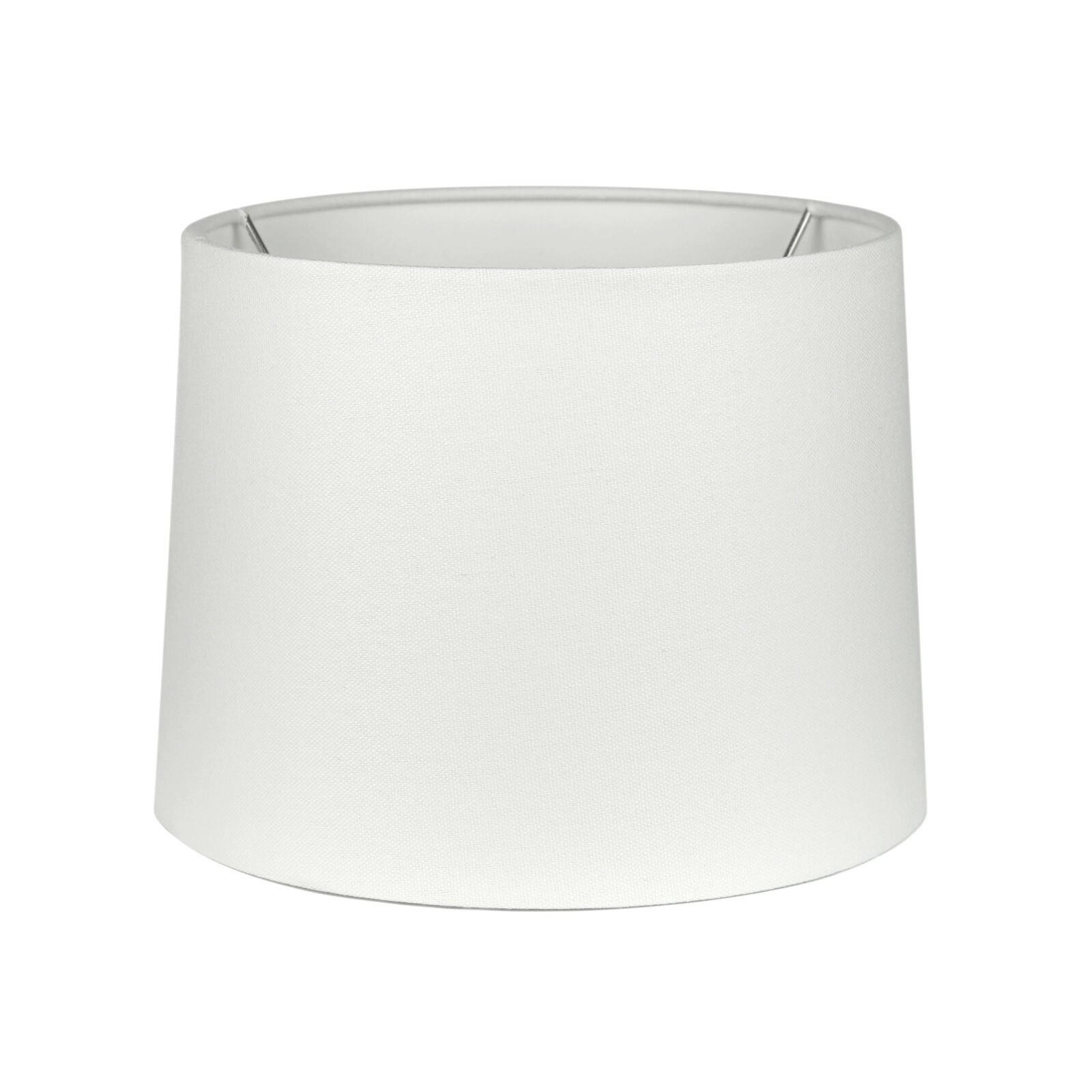 Uno Fitter Off White Fabric Lampshade 9"x10"x7.5" for Small Lamp