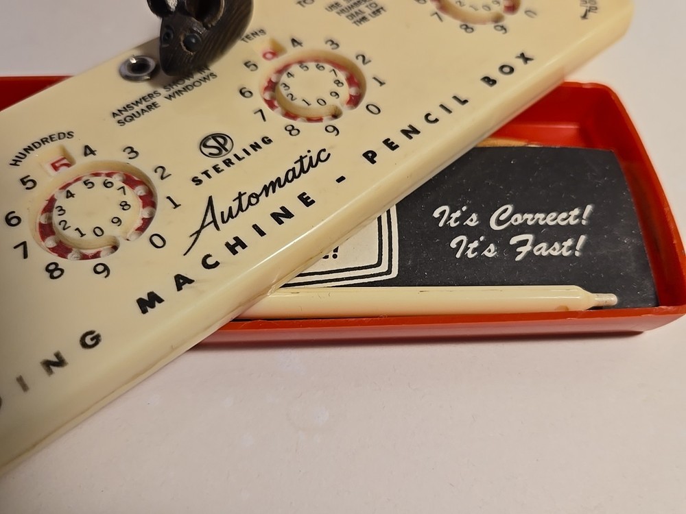 Vintage 1960s Sterling No. 566 Automatic Adding Machine