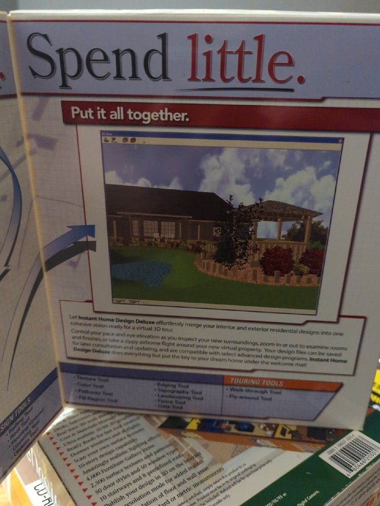 Punch! Software Instant Home Design Deluxe Version, Windows 95 +