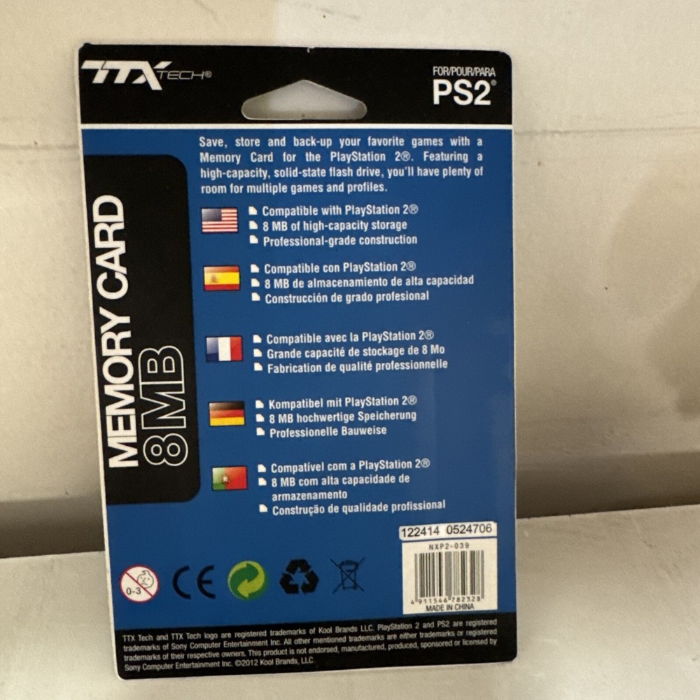 PS2 - Memory Card - 8MB (TTX Tech)