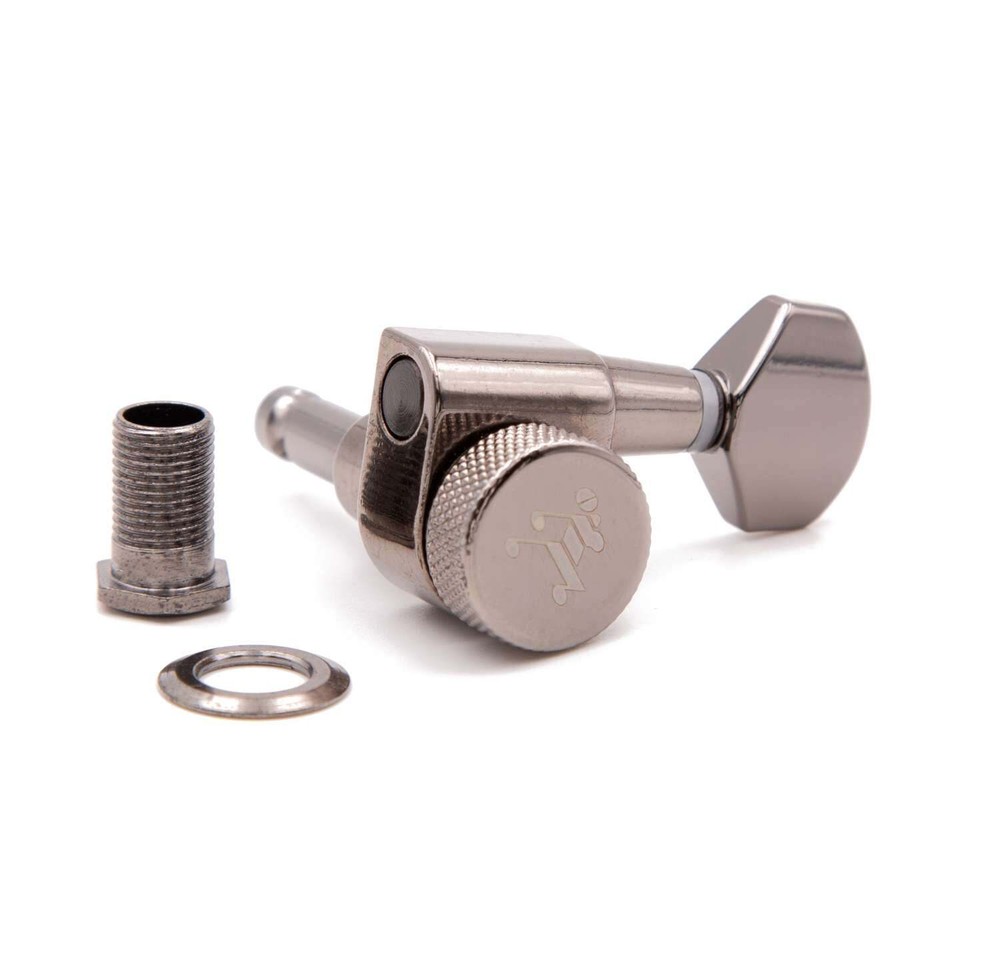 Tone Ninja 2-pin locking tuners 20:1, Black Nickel, 7 String Inline