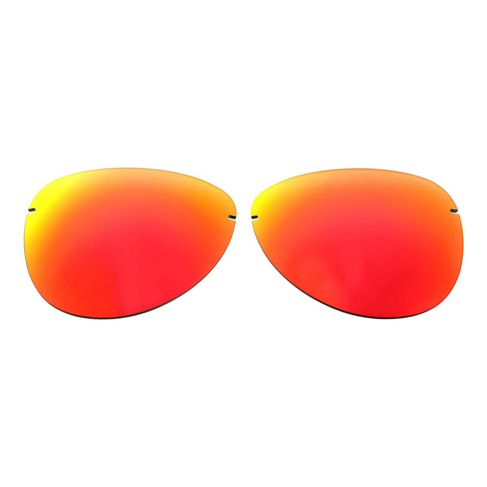 Walleva Fire Red + Ice Blue Polarized Lenses For Oakley Tailpin Sunglasses