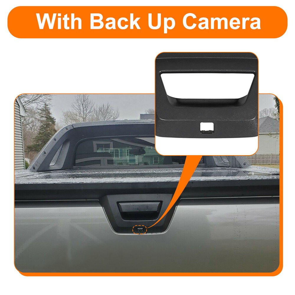 Tailgate Gate Molding Spoiler for 07-13 Avalanche Escalade EXT w/Camera Hole