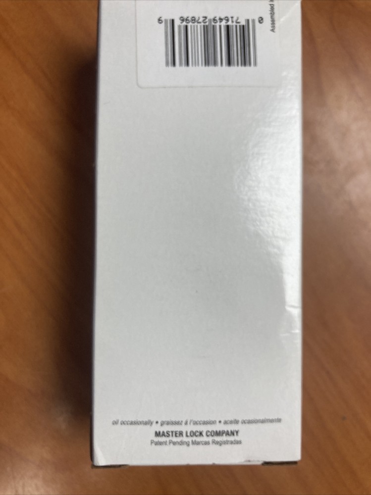 Master Lock Combination Padlock with Black Dial for Locker 1525