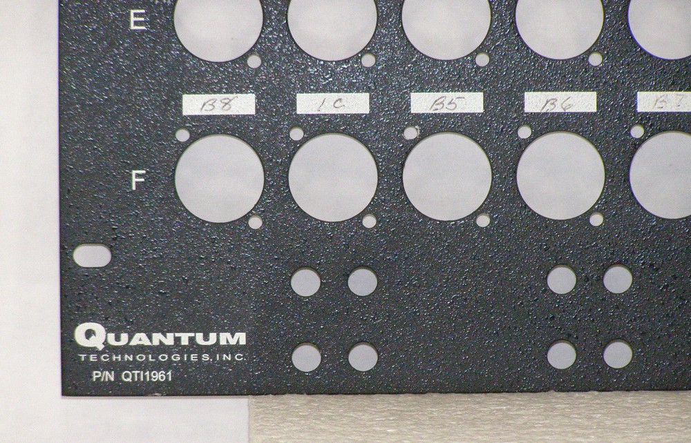 Quantum Technologies 36 Port QTI1961 3U Rackmount 36x Hinged Patch Panel #ZK25