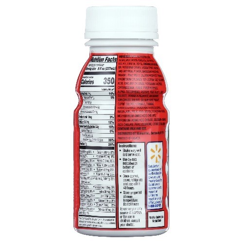 Equate Nutritional Shake Plus, Strawberry, 8 fl oz, 24 Count